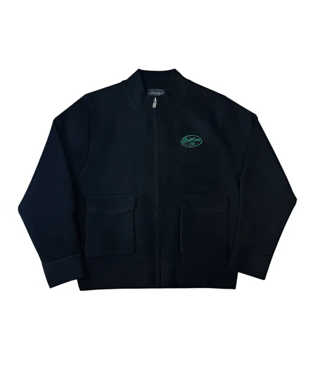 BENECIA 12 Soft Knit Zip-Up - Black