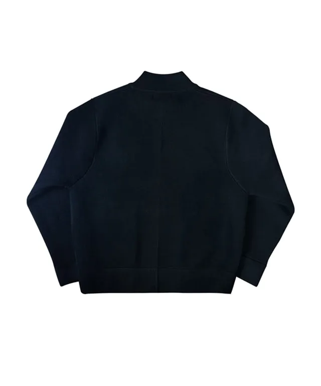 BENECIA 12 Soft Knit Zip-Up - Black