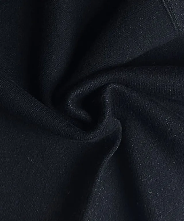 BENECIA 12 Soft Knit Zip-Up - Black