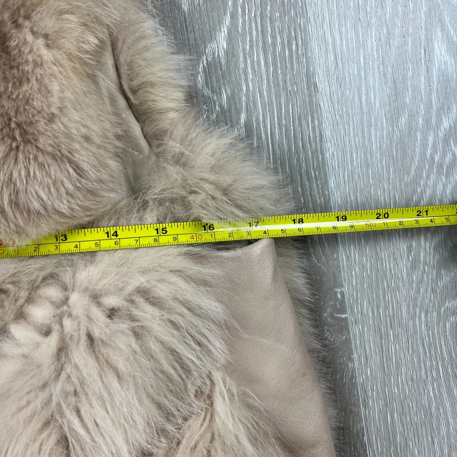 Bey Azura Womens Amazing Fox Fur Brown Vest Size Large
