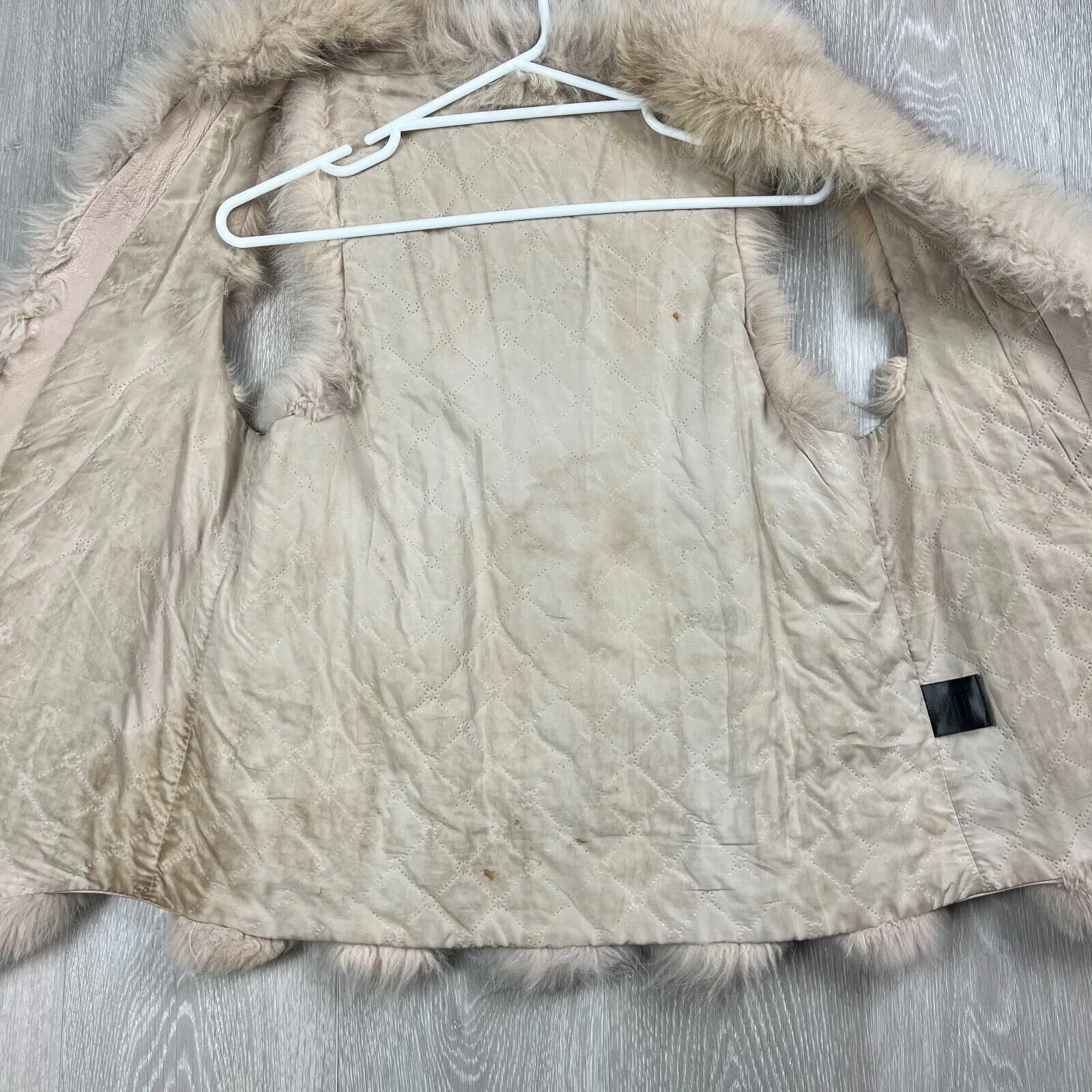 Bey Azura Womens Amazing Fox Fur Brown Vest Size Large