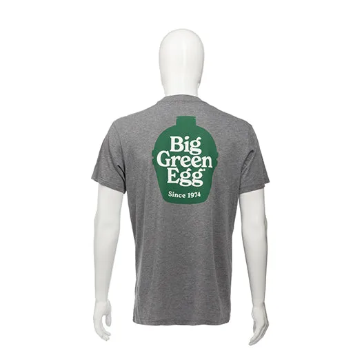 Big Green Egg Men's Gray T-Shirt - Medium
