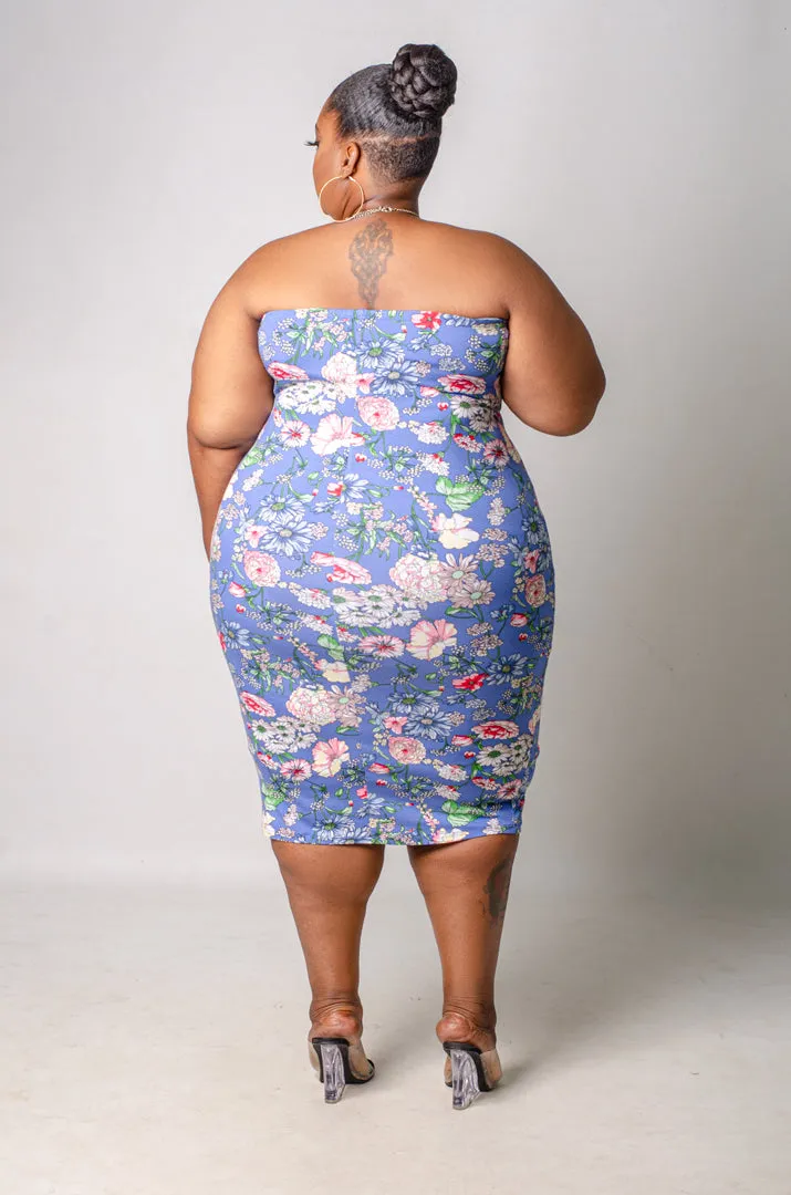 Blossom Strapless Dress