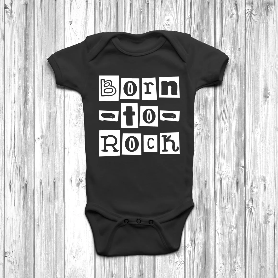 Born To Rock Baby Grow