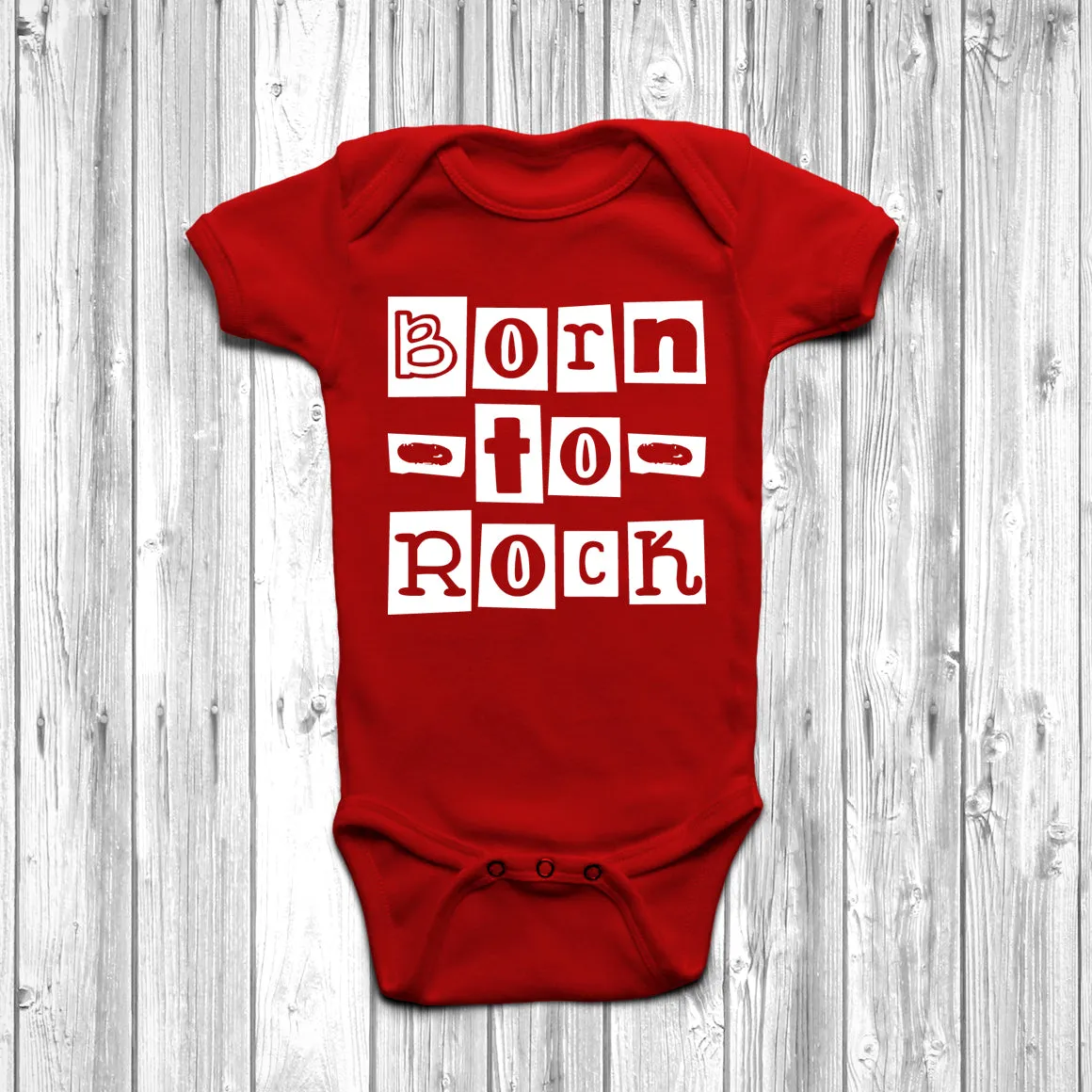 Born To Rock Baby Grow