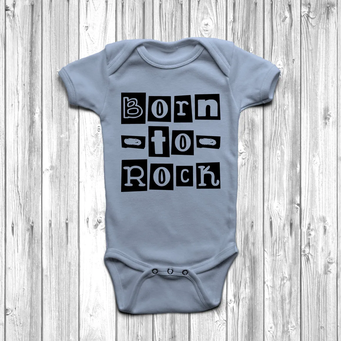 Born To Rock Baby Grow