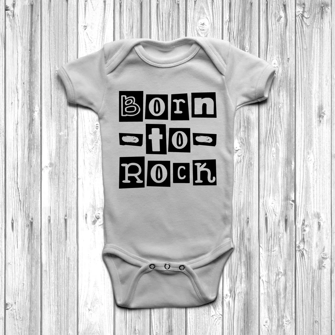 Born To Rock Baby Grow