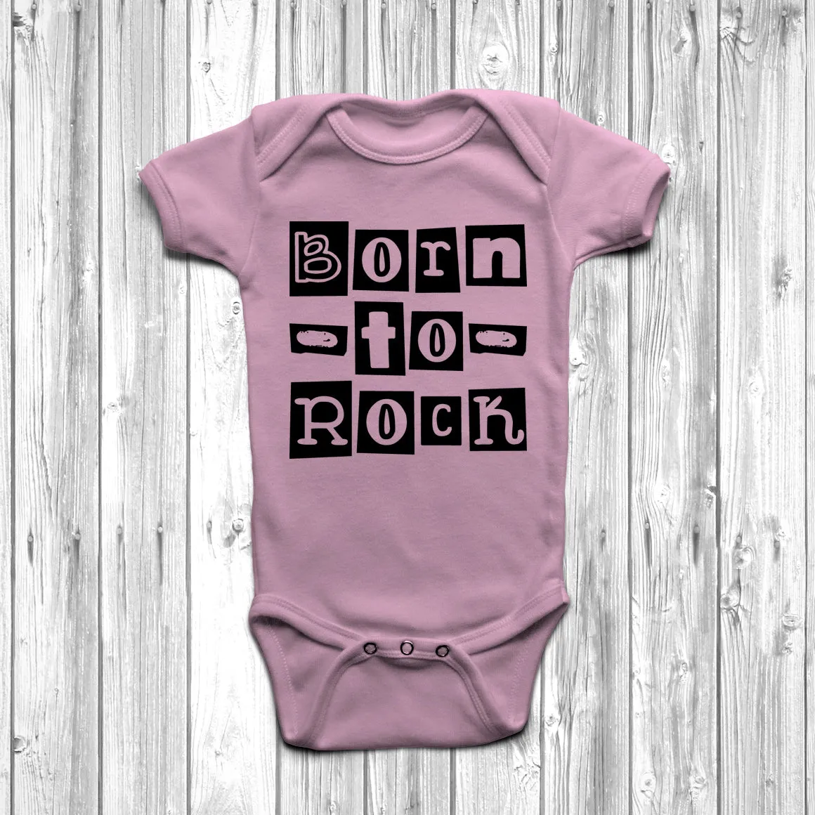 Born To Rock Baby Grow