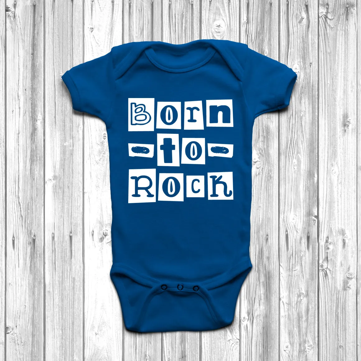 Born To Rock Baby Grow