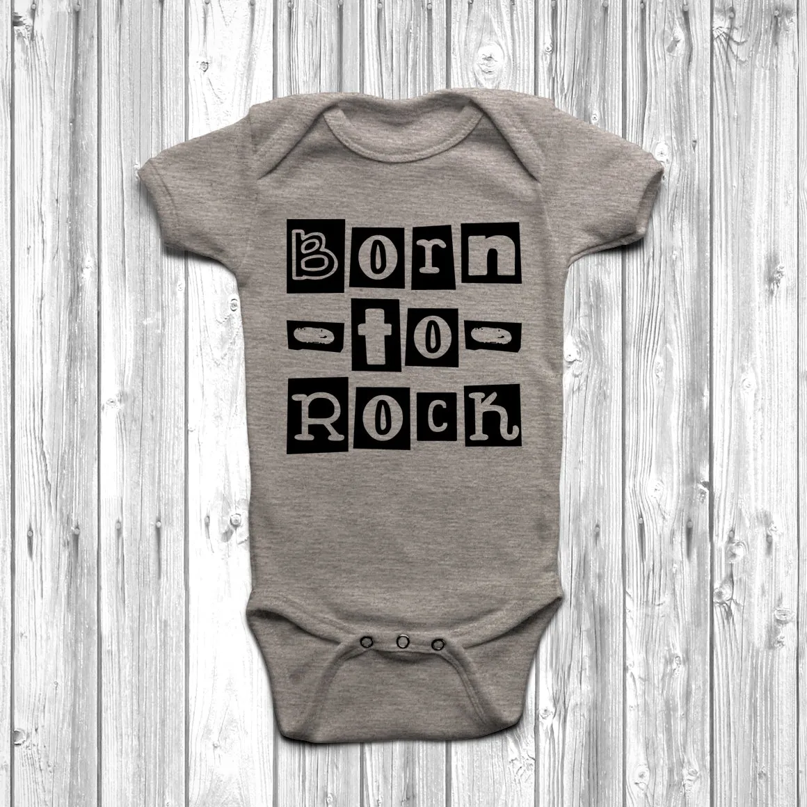 Born To Rock Baby Grow