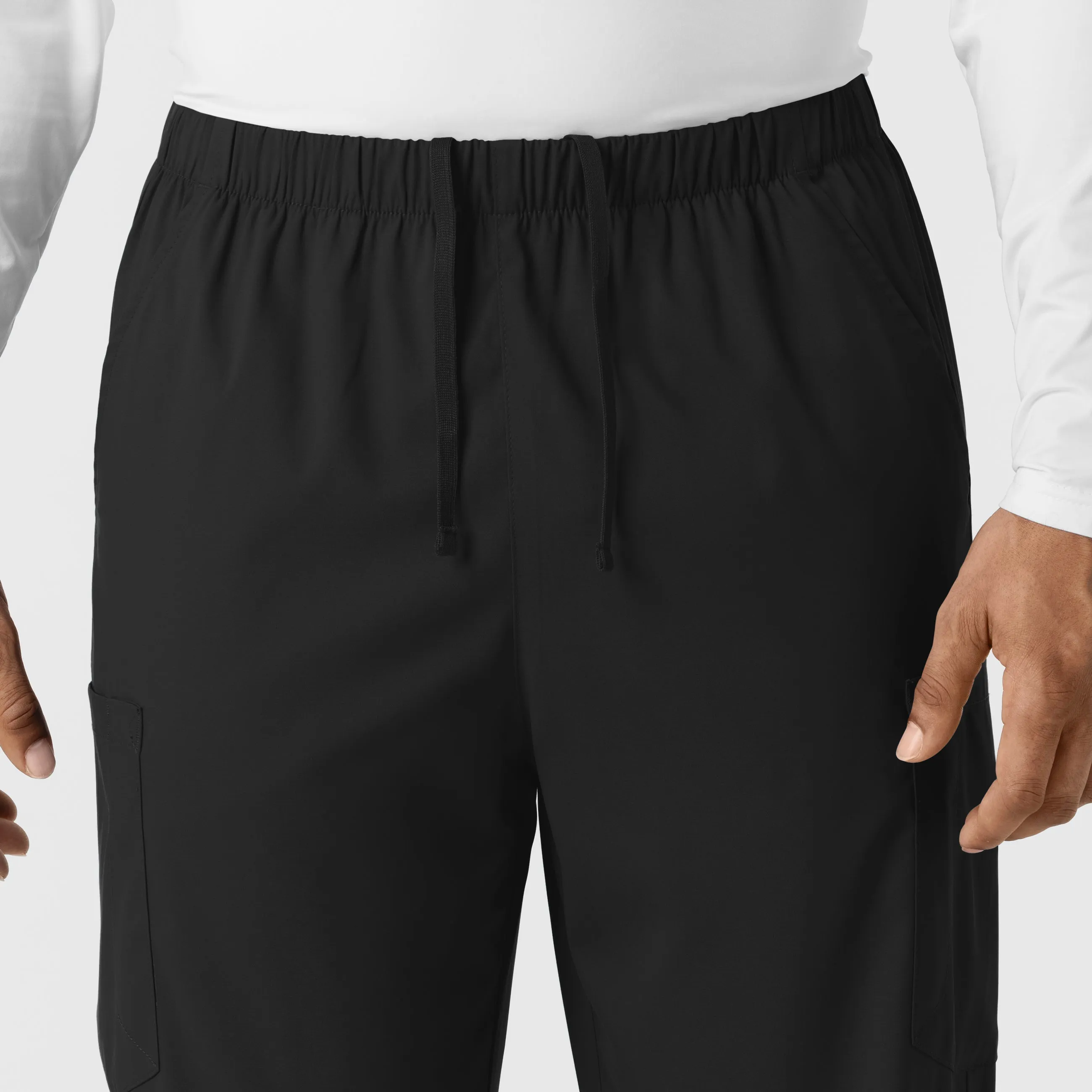 Boundless 5051 Unisex Straight Leg Scrub Pants Black