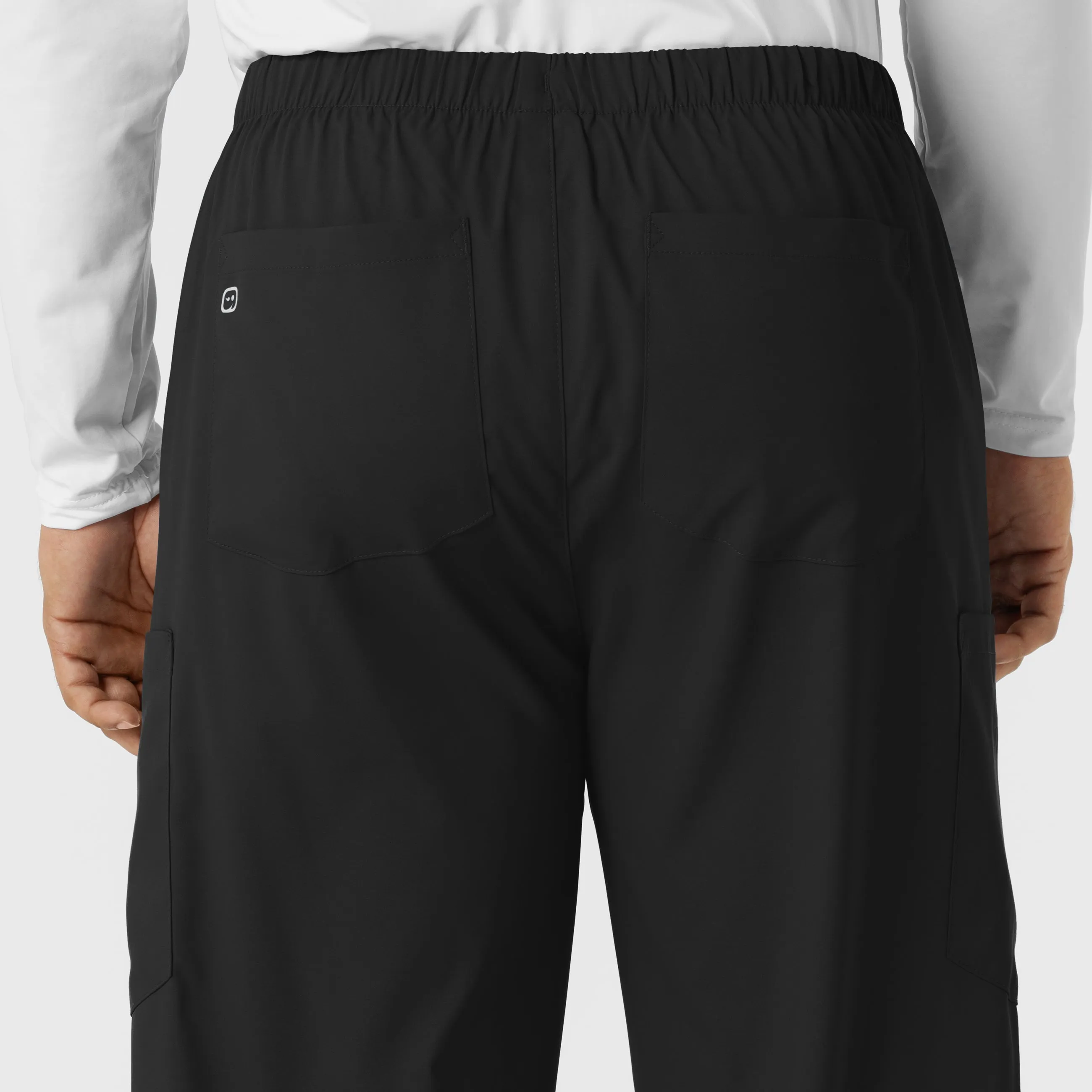 Boundless 5051 Unisex Straight Leg Scrub Pants Black