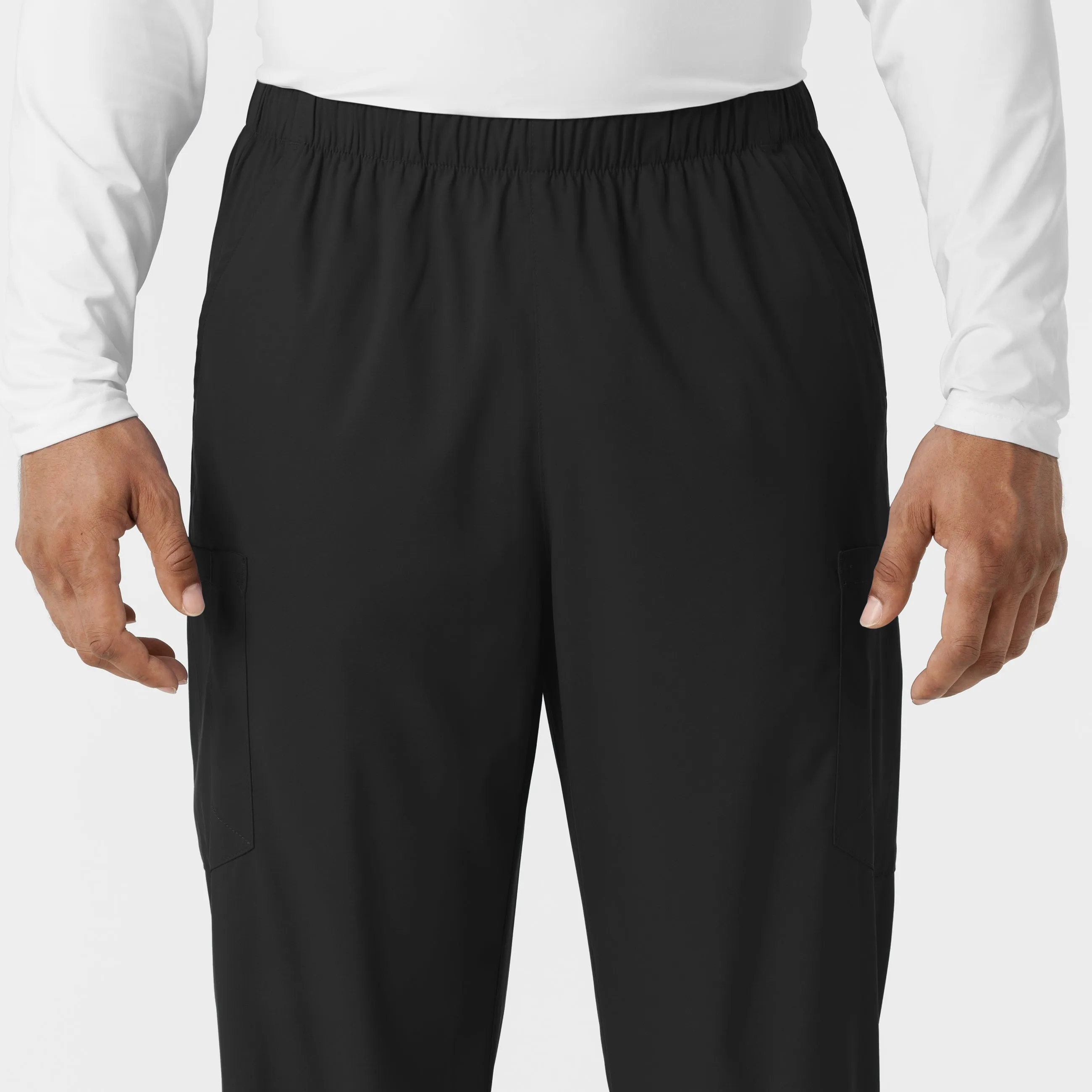 Boundless 5051 Unisex Straight Leg Scrub Pants Black