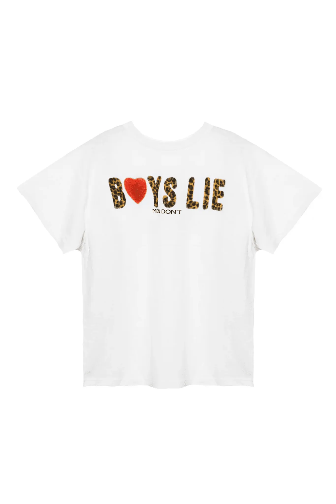 BOYS LIE | The Caitlyn Coded Boyfriend Tee - White