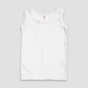 Boys White Vest