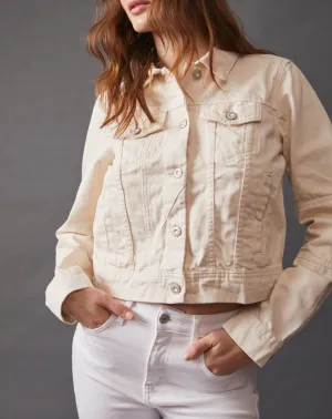 Button Up Collared Denim Jacket