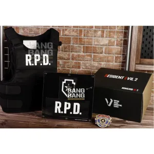 CAPCOM Biohazard / Resident Evil 2 R.P.D. Leon S Kennedy Soft Armor Vest with Patches - Limited Edition Official Licensed Products (Unique Serial No.)