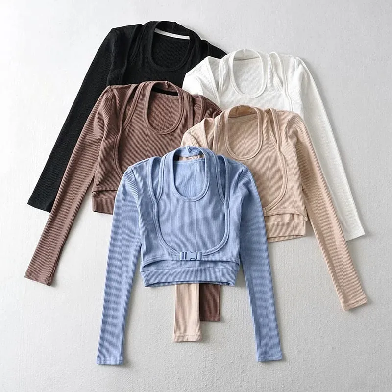 Casual Hollow Out T Shirt