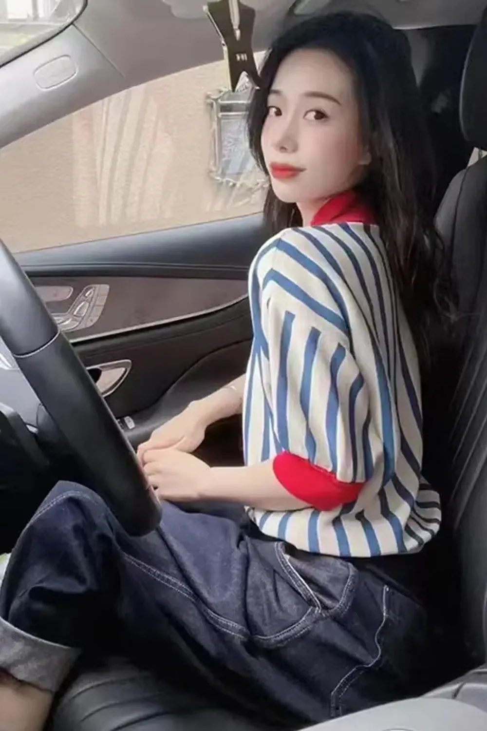 Casual Striped Lapel Collar Button Shirt