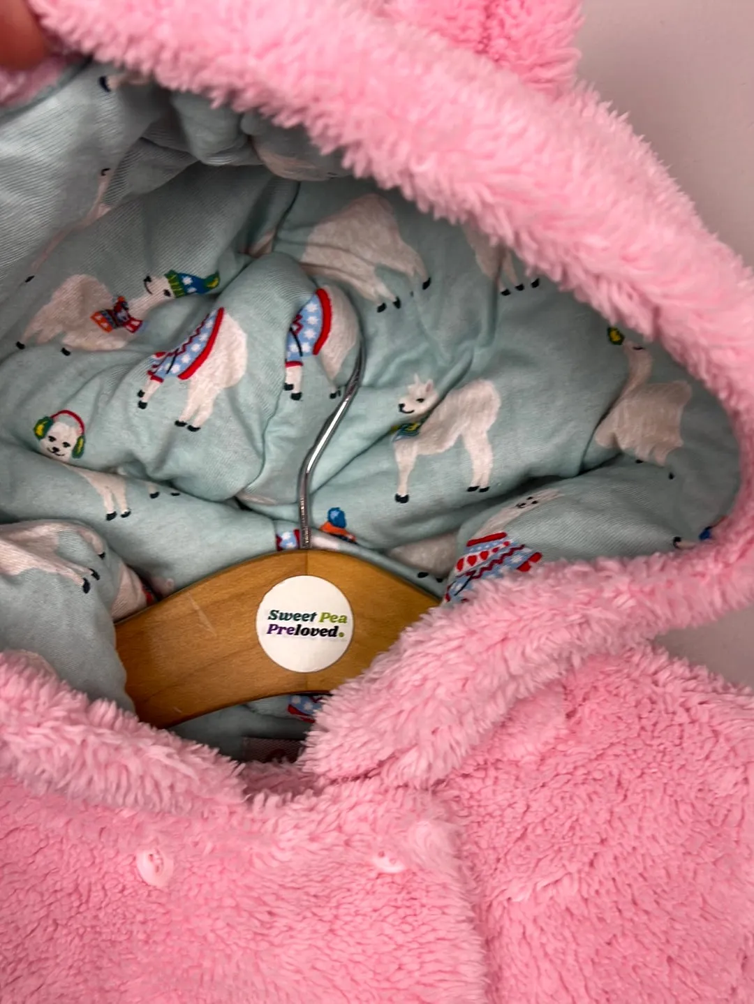 Cath Kidston Pink Fleecy Jacket 3-6m