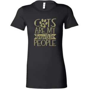 Cats Are My Favorite People Womens Shirt