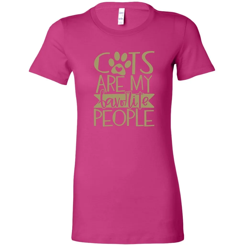 Cats Are My Favorite People Womens Shirt