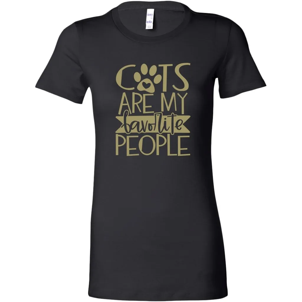 Cats Are My Favorite People Womens Shirt