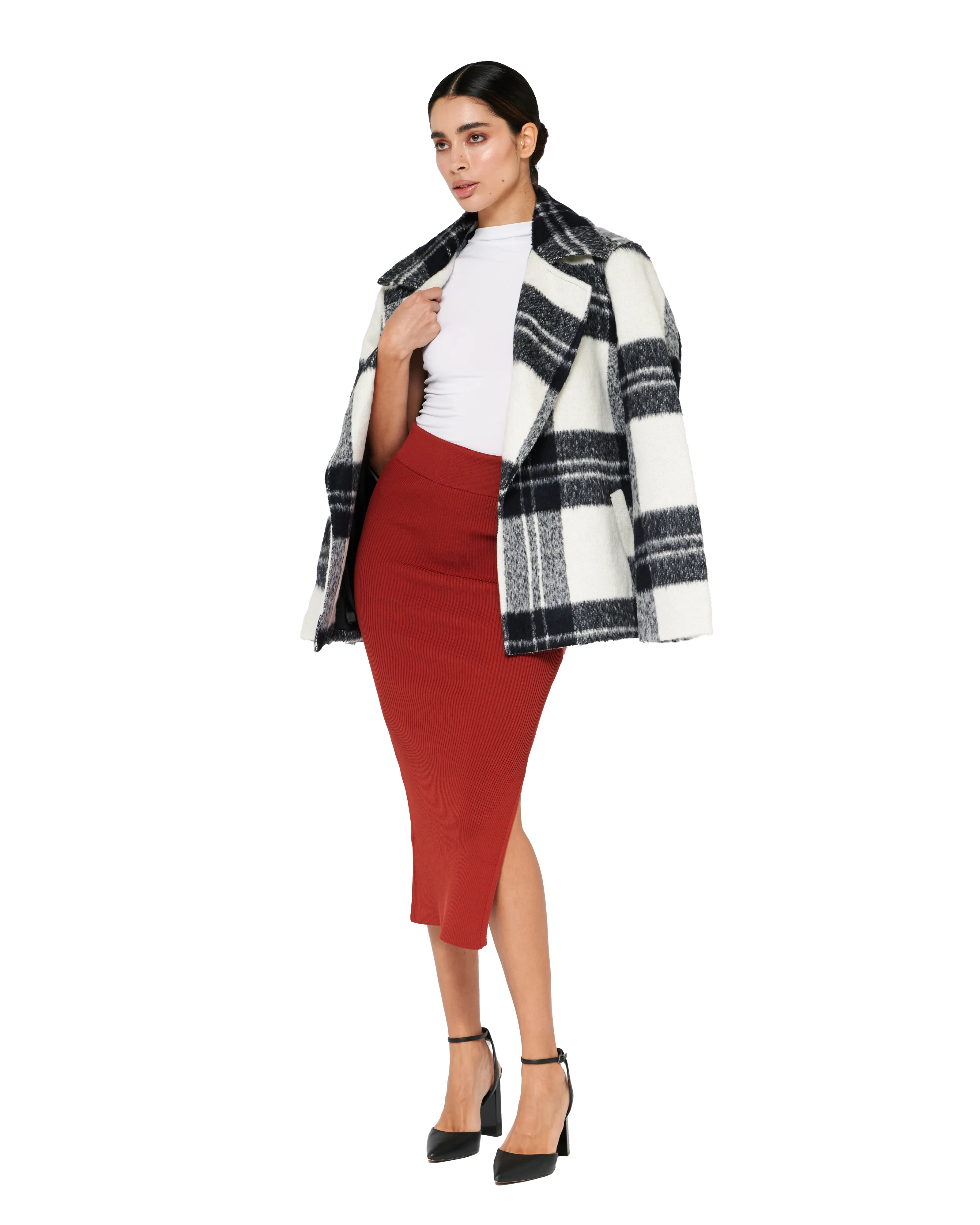 Celeste Maxi Skirt - Crimson Flame