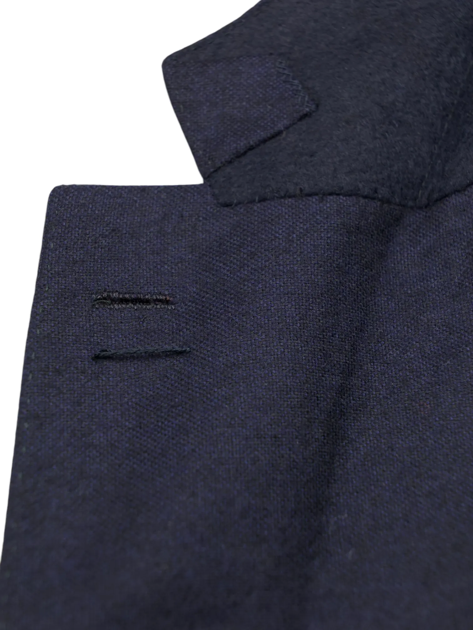 Cesare Attolini Navy Plushy Wool & Cashmere Jacket