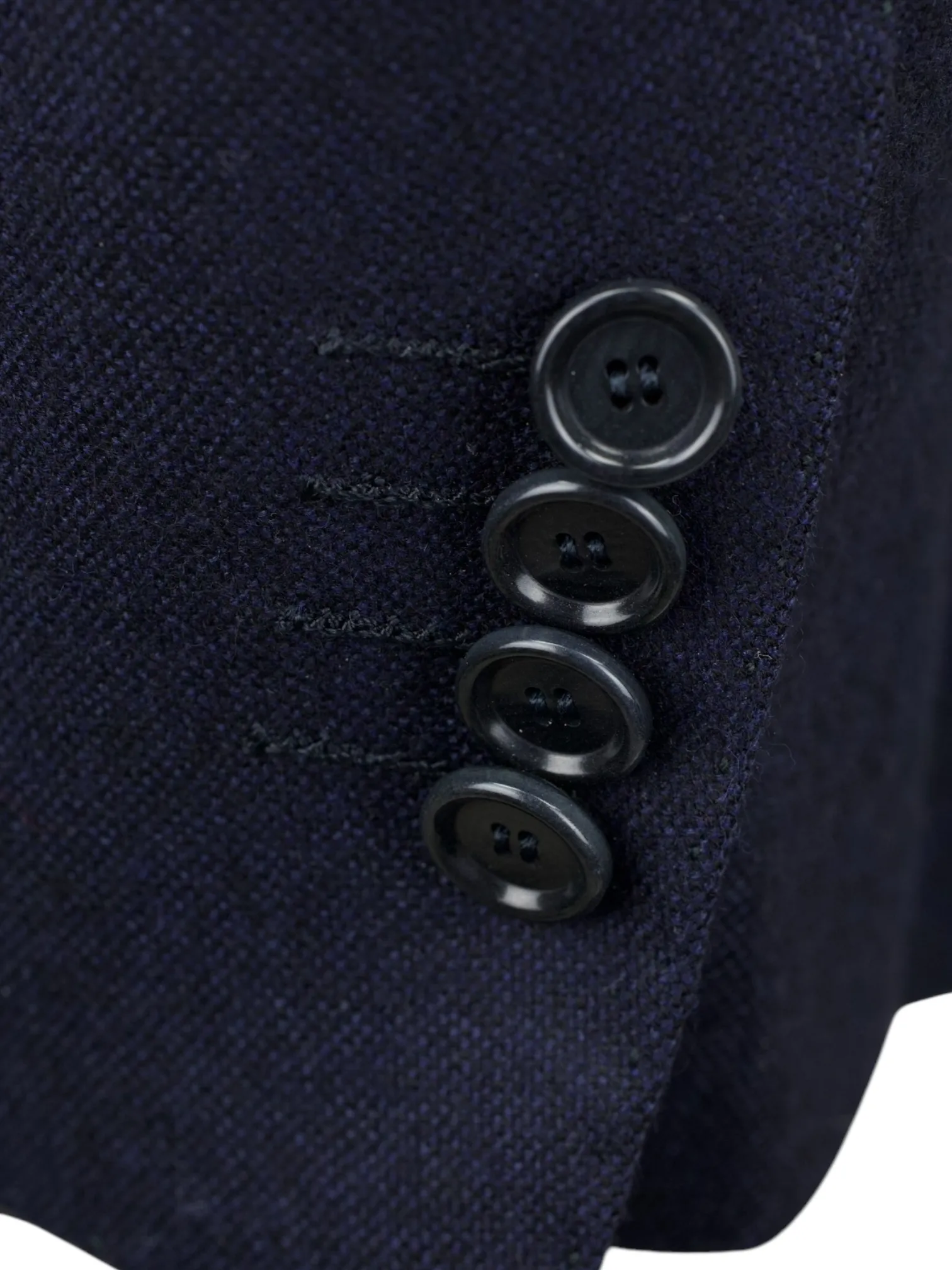 Cesare Attolini Navy Plushy Wool & Cashmere Jacket