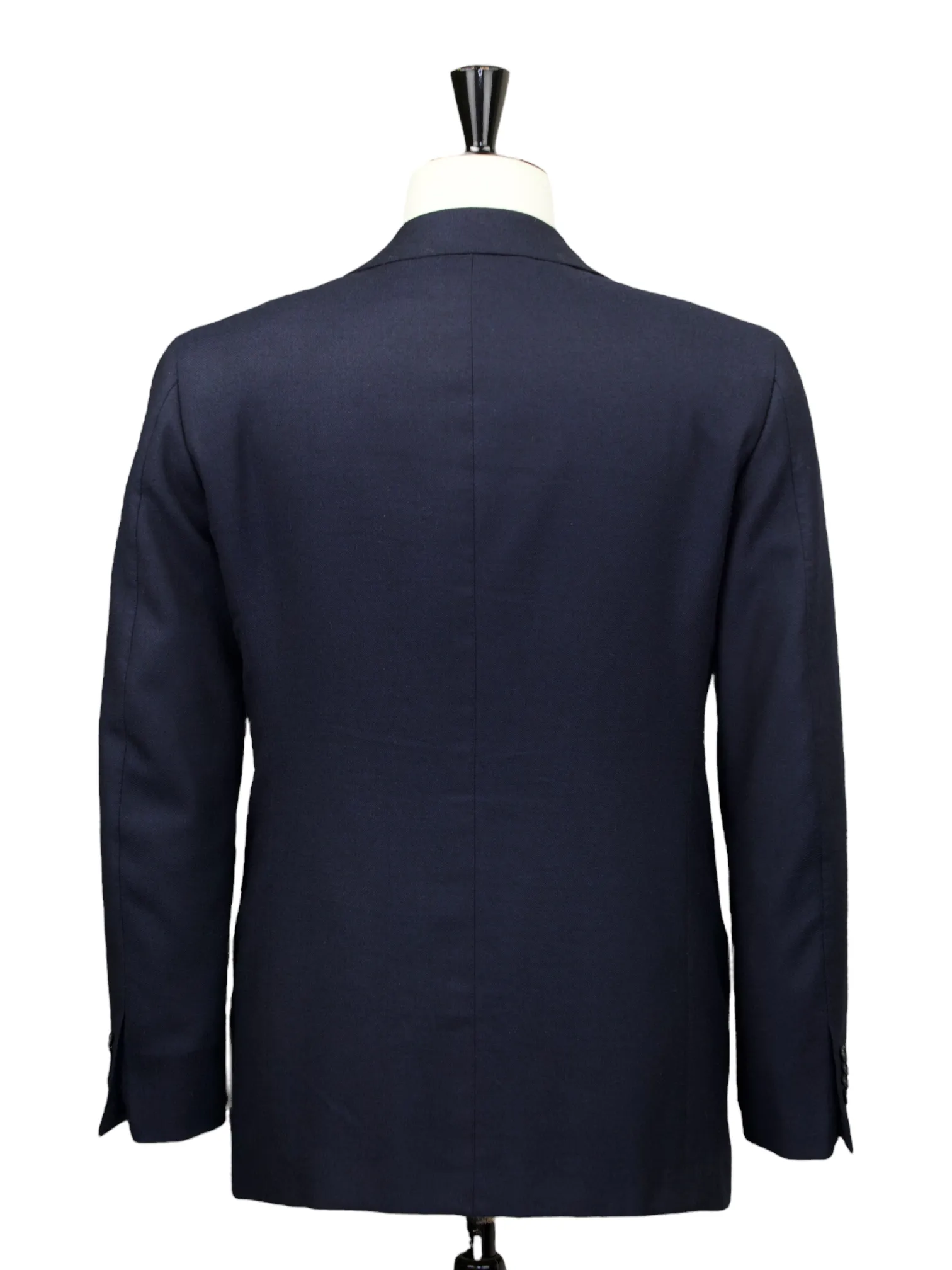Cesare Attolini Navy Plushy Wool & Cashmere Jacket