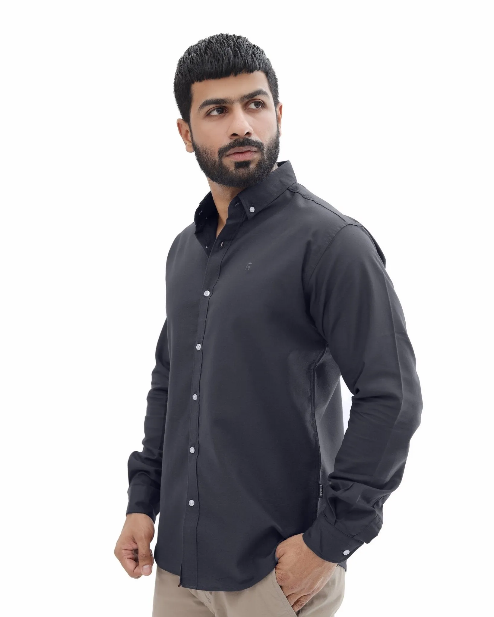 Charcoal Gray Casual Shirt