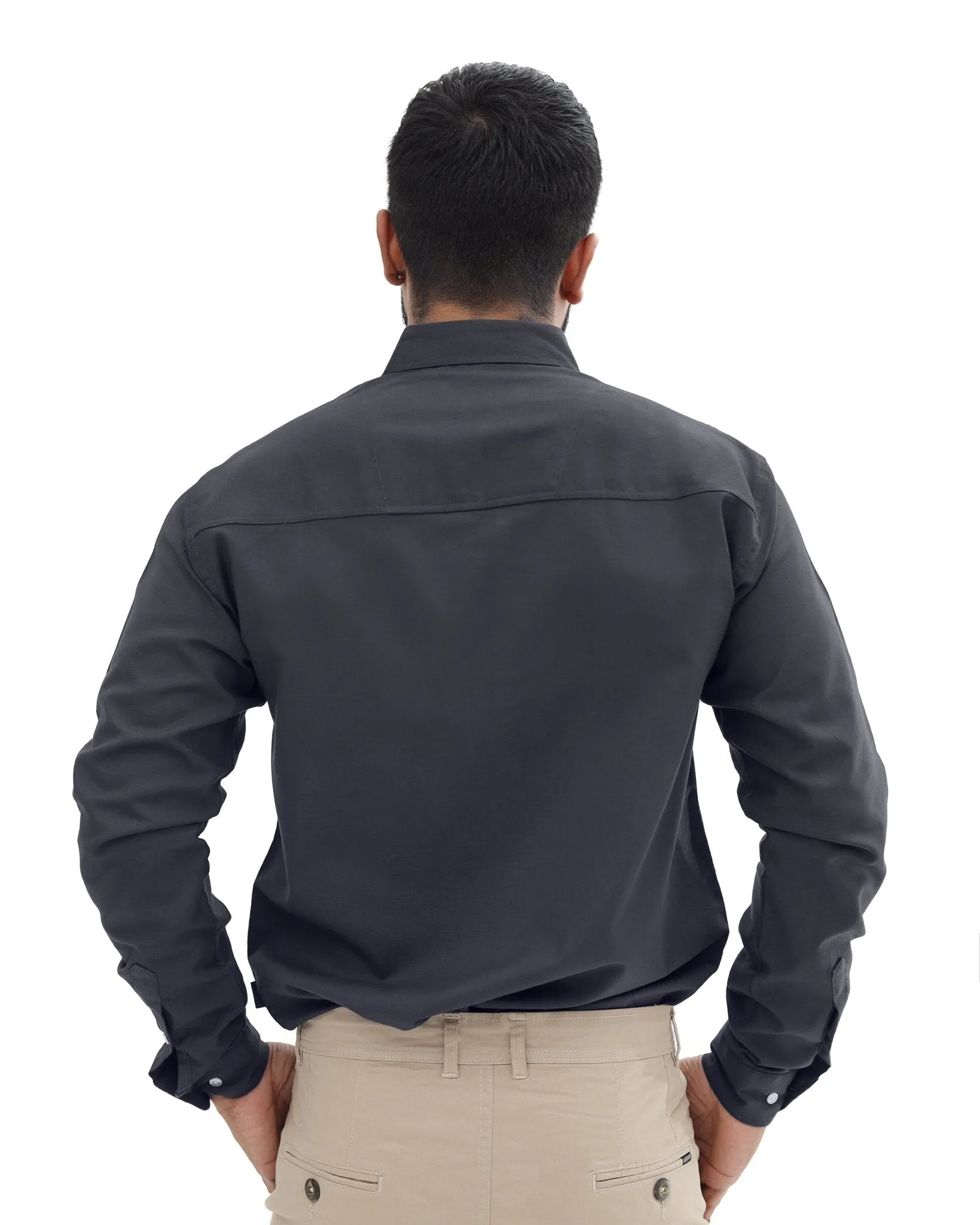 Charcoal Gray Casual Shirt