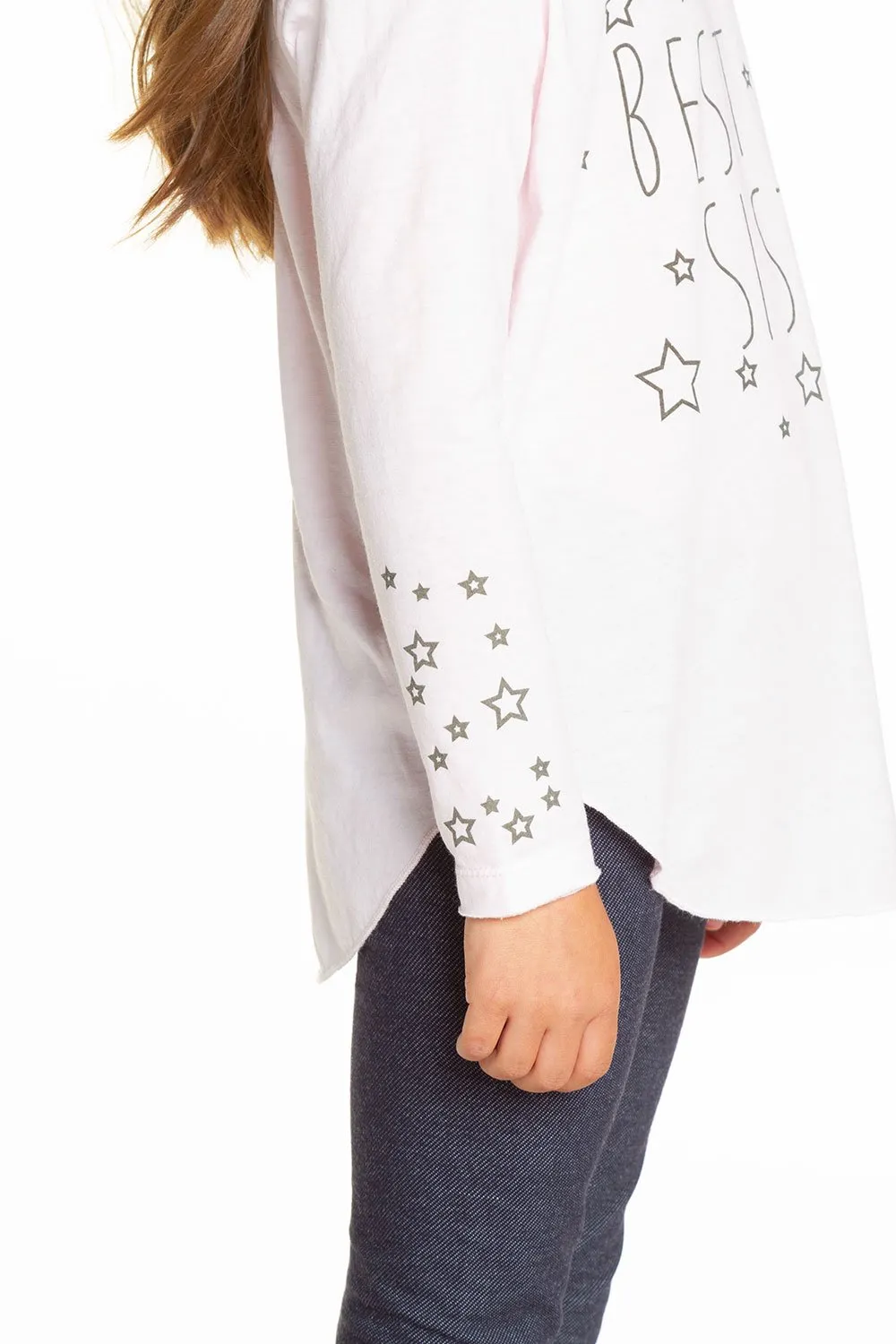 Chaser Best Big Sister Vintage Jersey L/S Tee