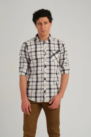 CHECKERED SLIM FIT SHIRT