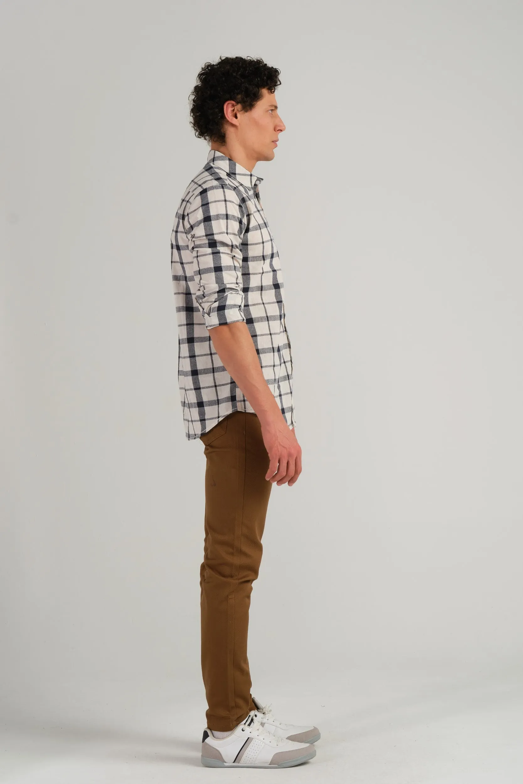 CHECKERED SLIM FIT SHIRT