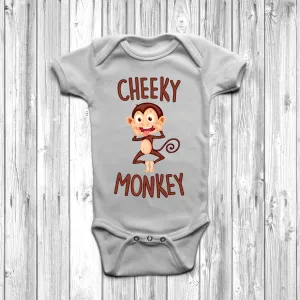 Cheeky Monkey Baby Grow