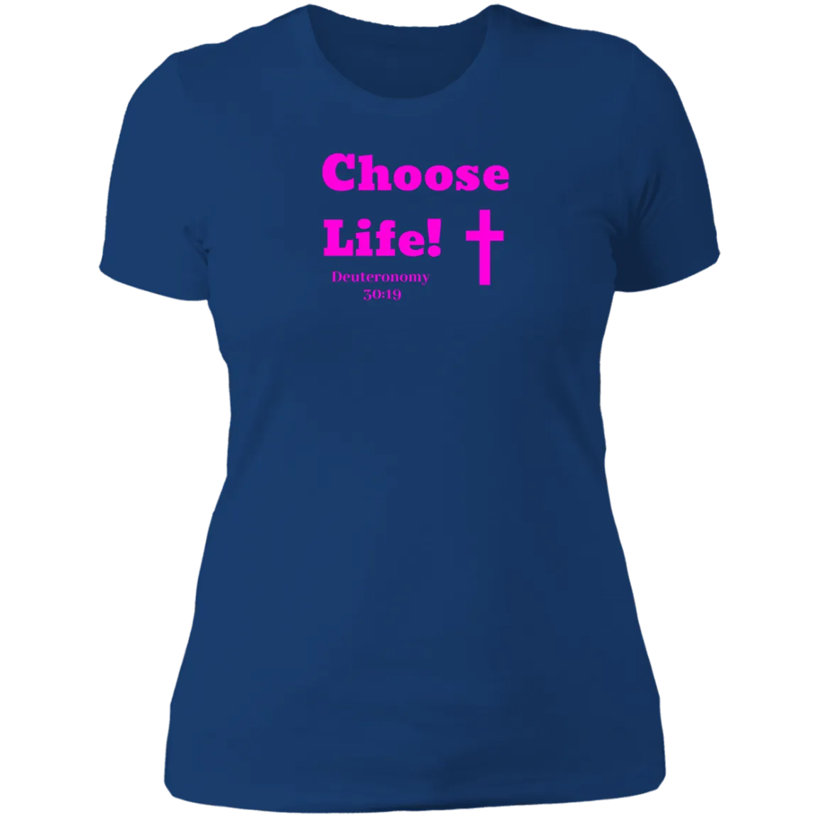 Choose Life 2.0 Ladies Boyfriend Tee Shirt