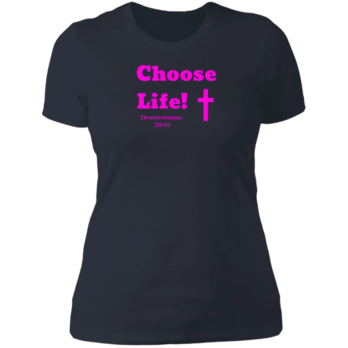 Choose Life 2.0 Ladies Boyfriend Tee Shirt