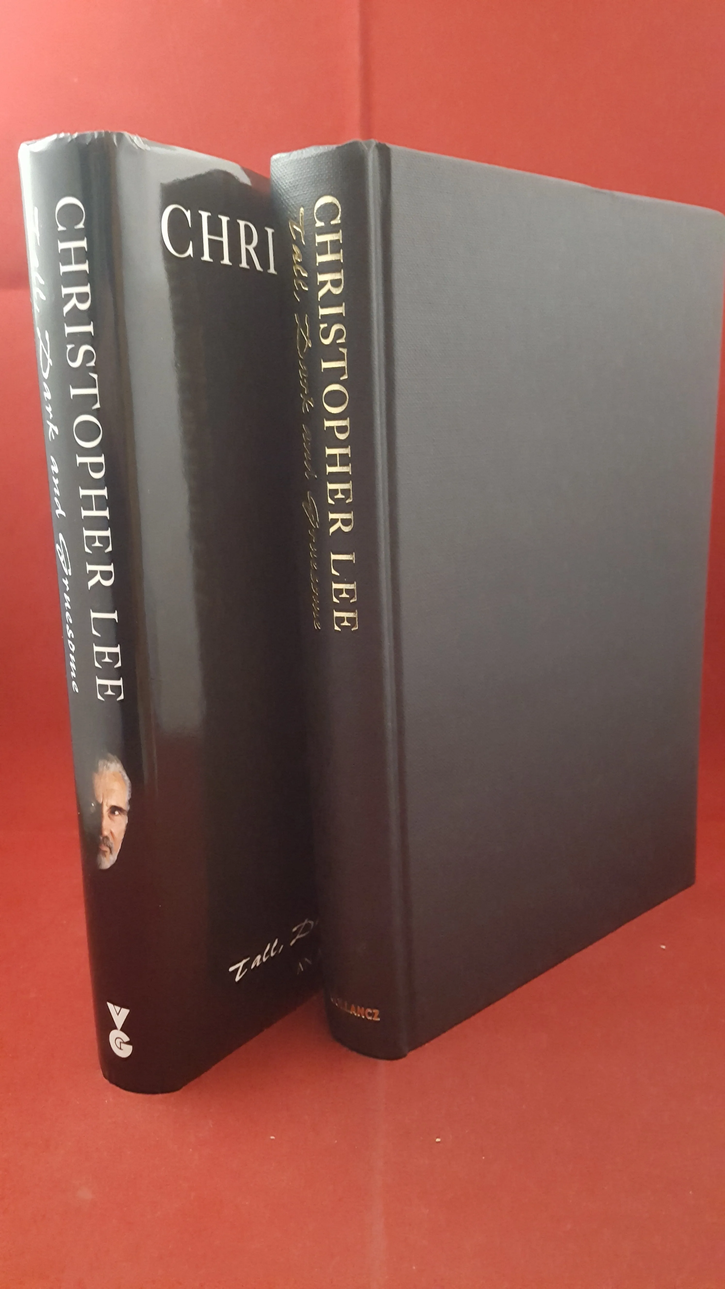 Christopher Lee - Tall, Dark and Gruesome, Victor Gollancz, 1997, 1st, Signed