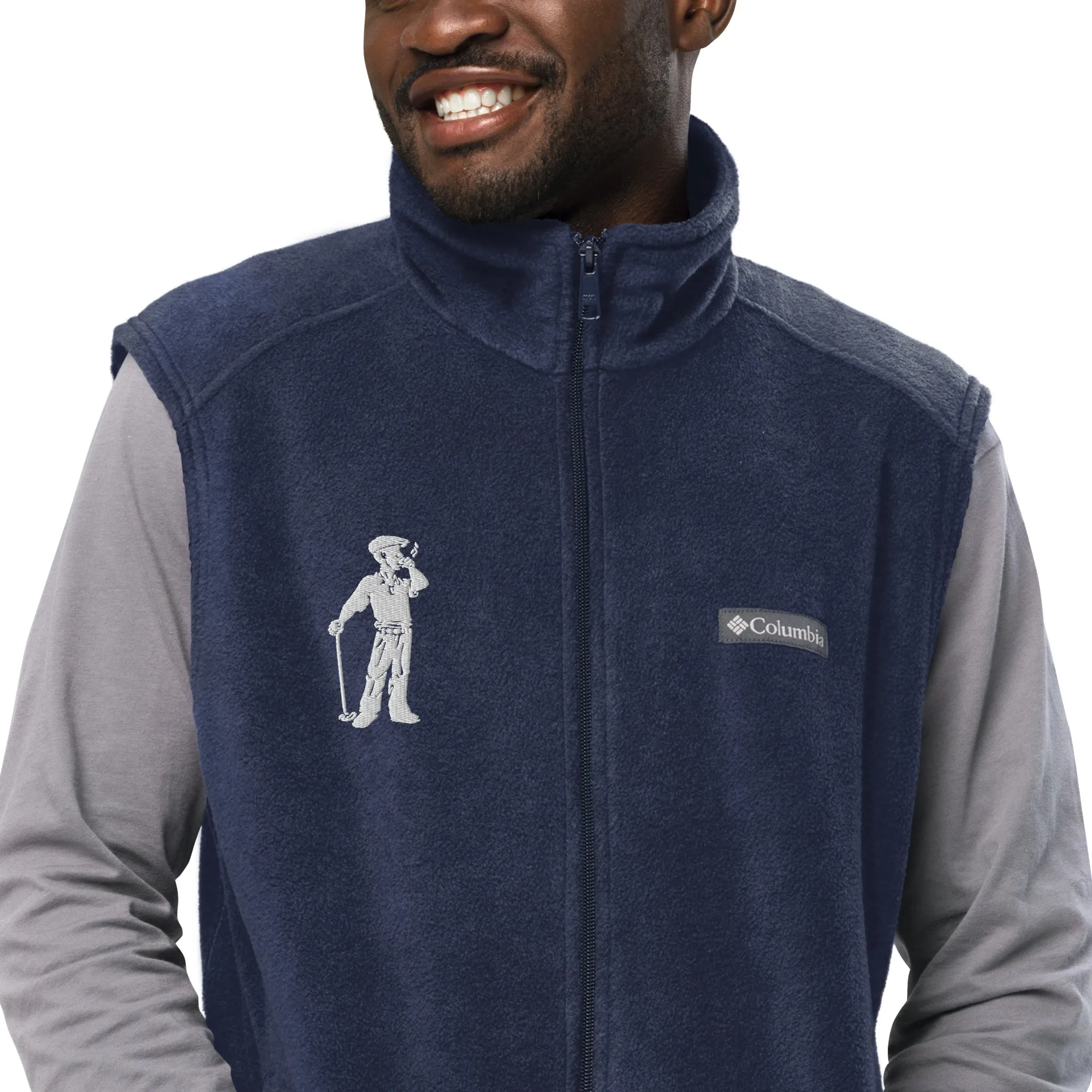 Cigar Golfer  Men’s Columbia fleece vest