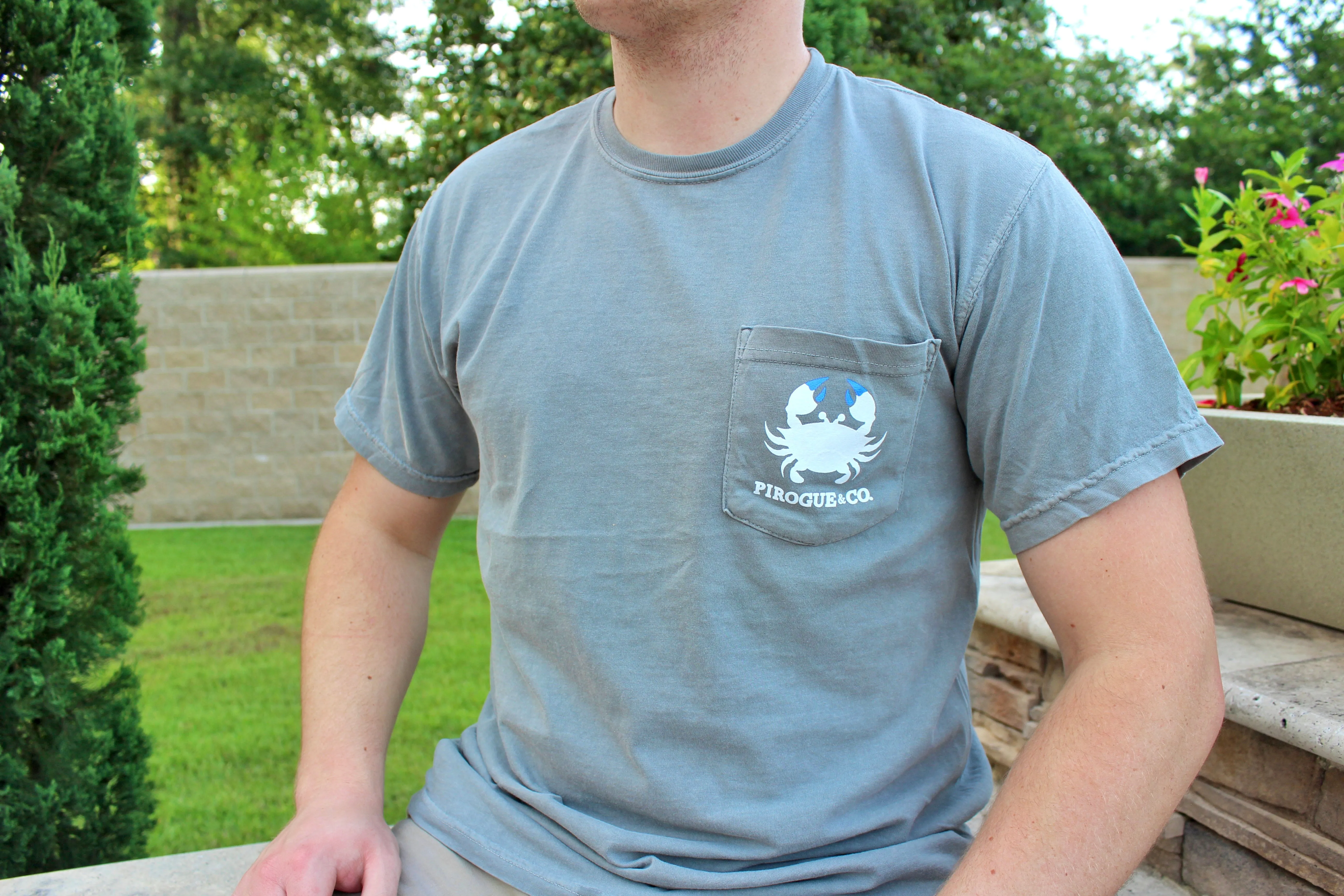 Classic Crab Tee | Storm Gray