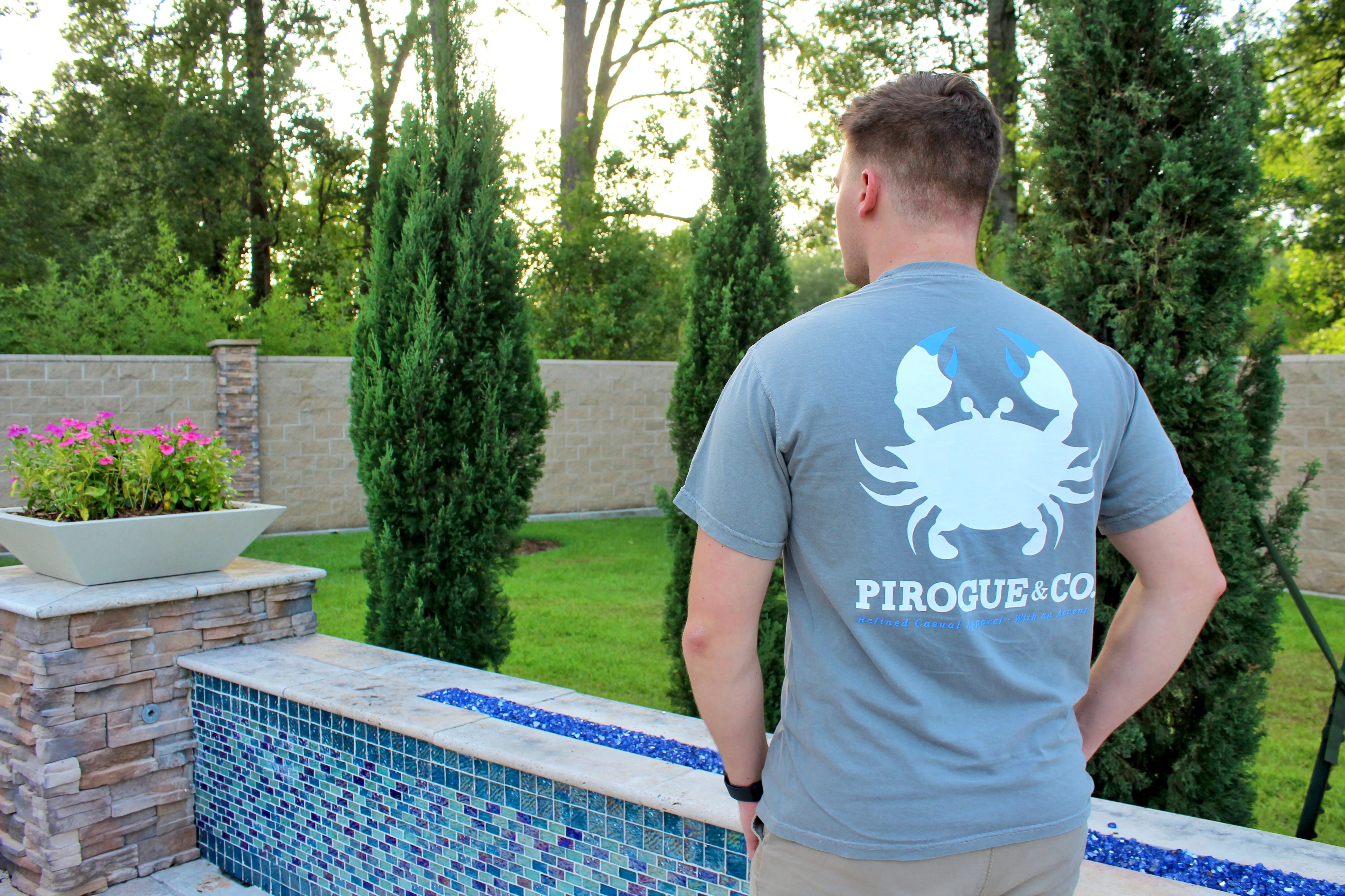 Classic Crab Tee | Storm Gray