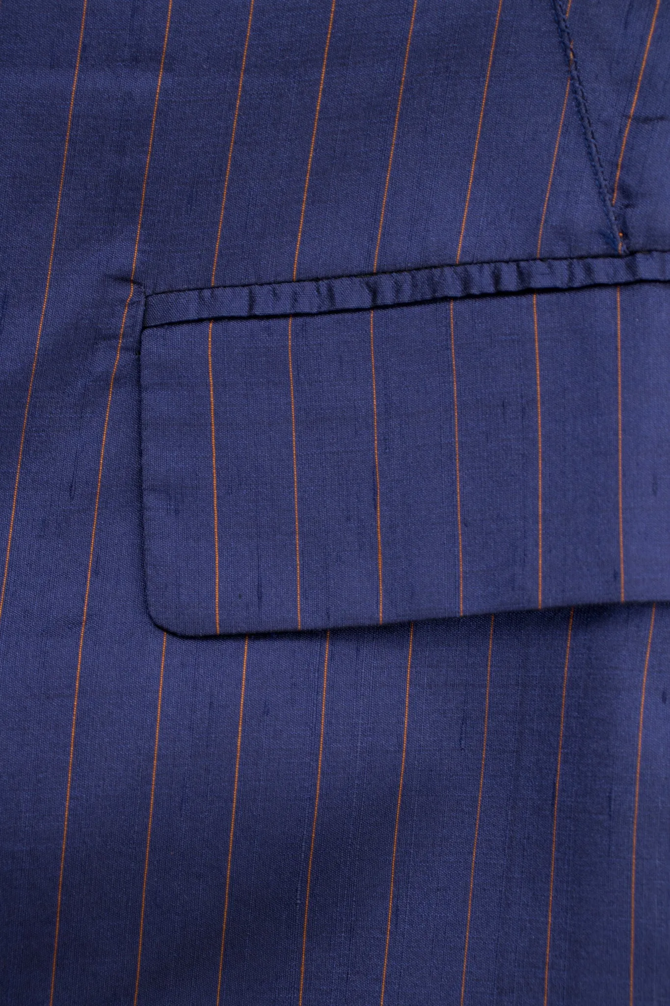 Classique Pinstripe Silk Jacket & Pant Set