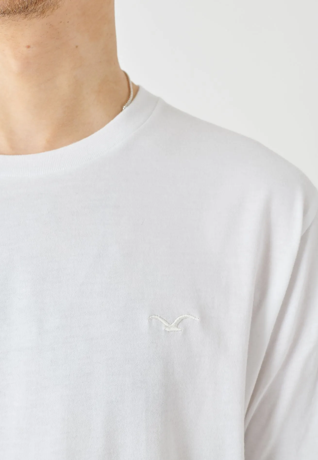 Cleptomanicx Ligull Regular Basic T-Shirt - White