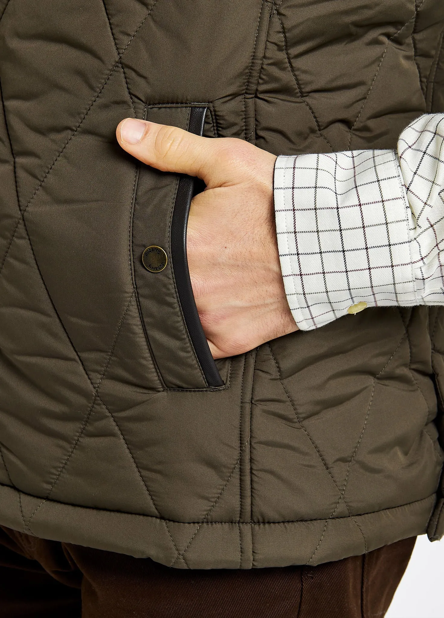 Colamber Men’s Quilted Vest - Olive