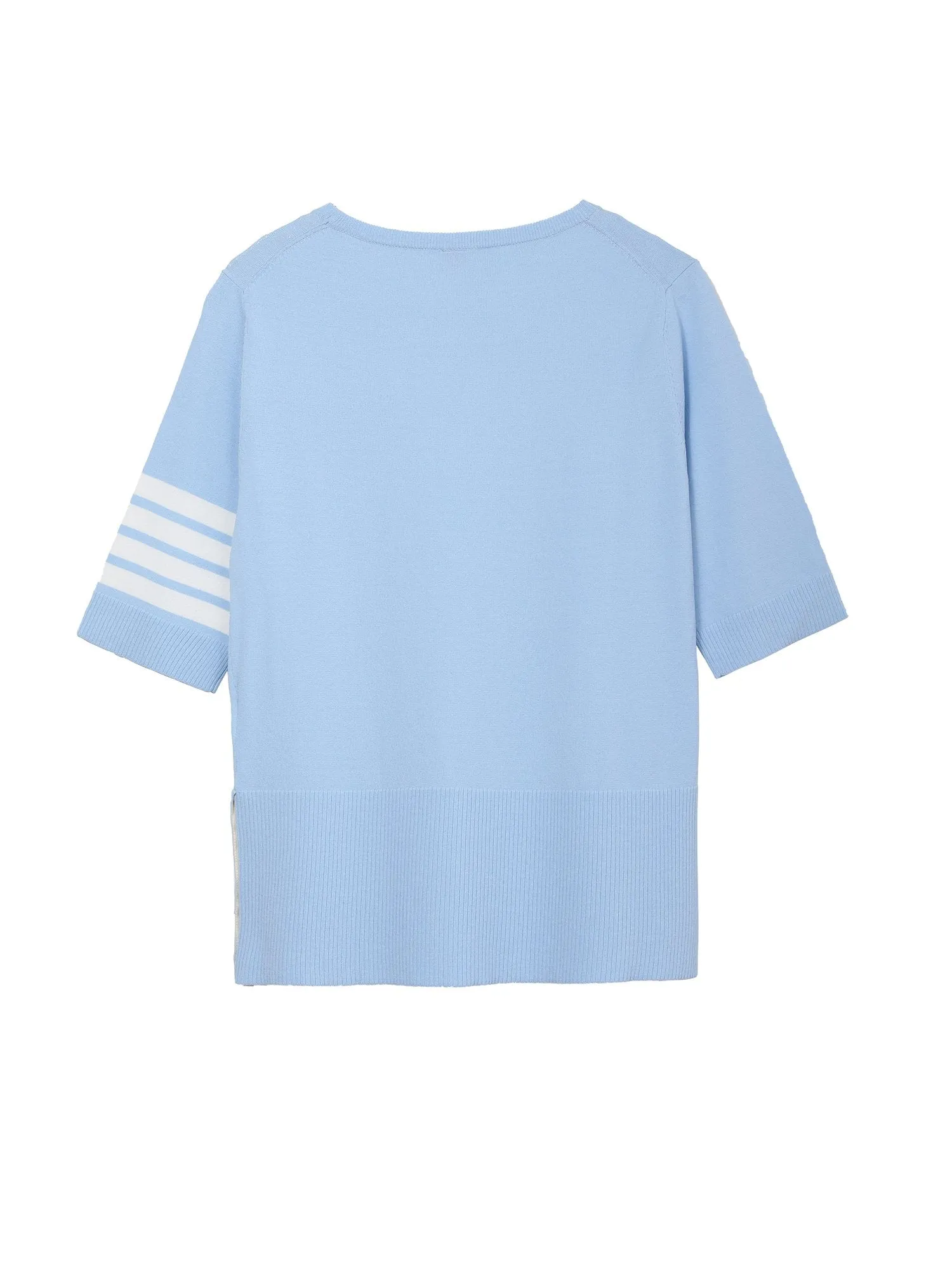 Color Block Sleeve Casual Top Pullover