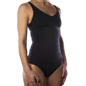 Comfizz Swimming Vest Top CORE Range (Black), Level 1 Support