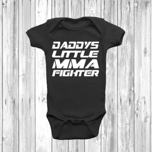 Daddys Little MMA Fighter Baby Grow