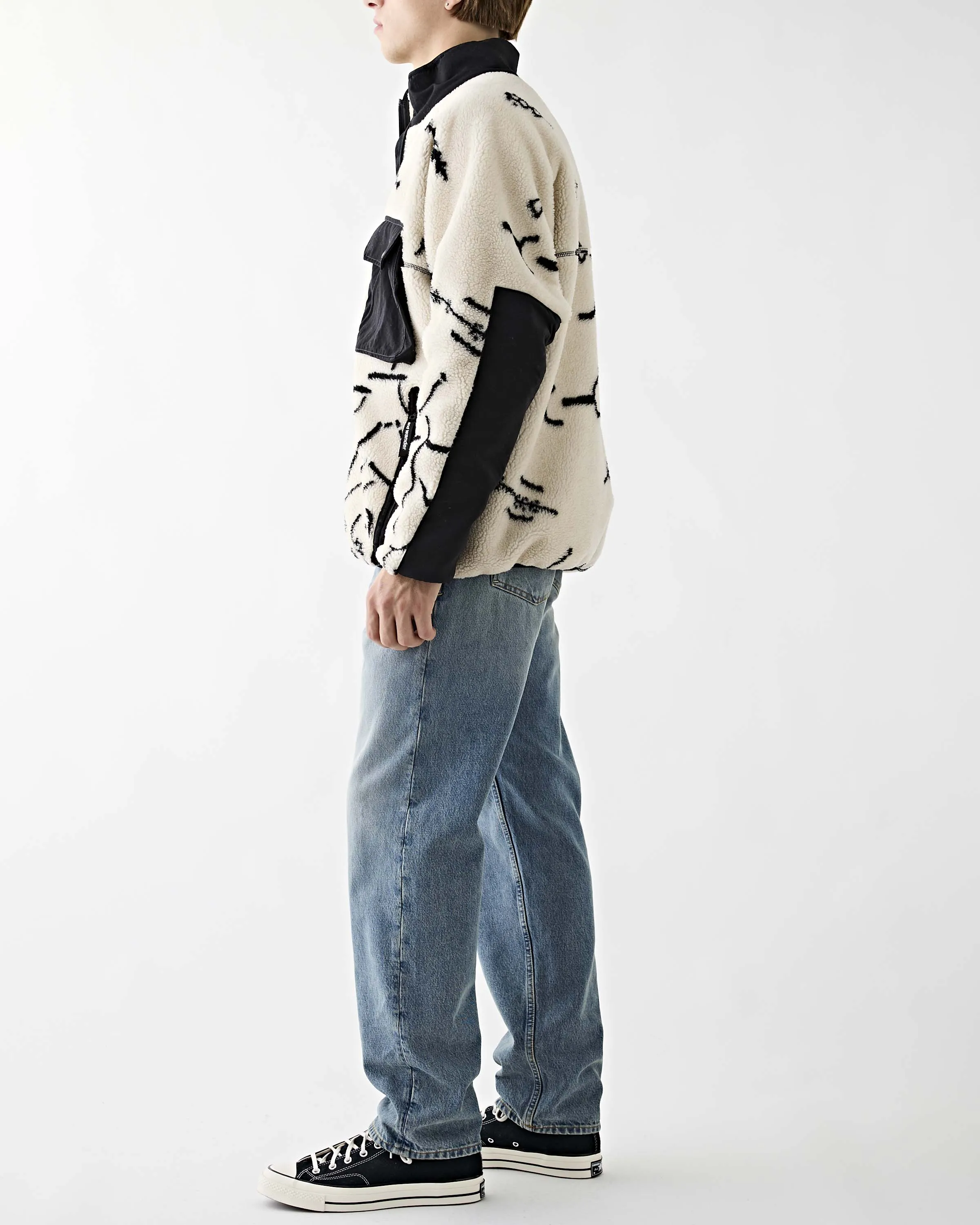 Daijiro OHARA Map Key Boa Jacket Off White